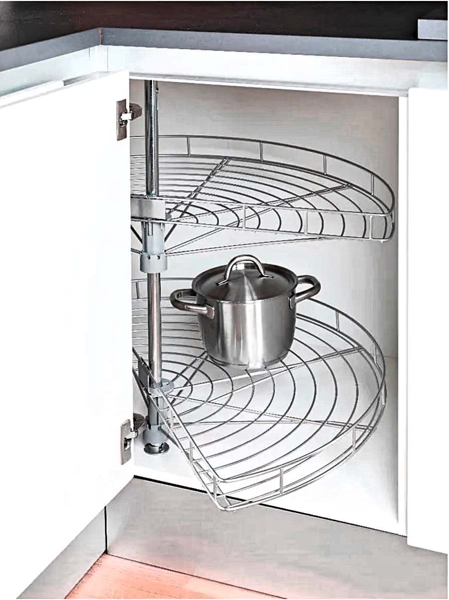 Carousel for an IKEA FAktum or IKEA Rationell kitchen corner cabinet