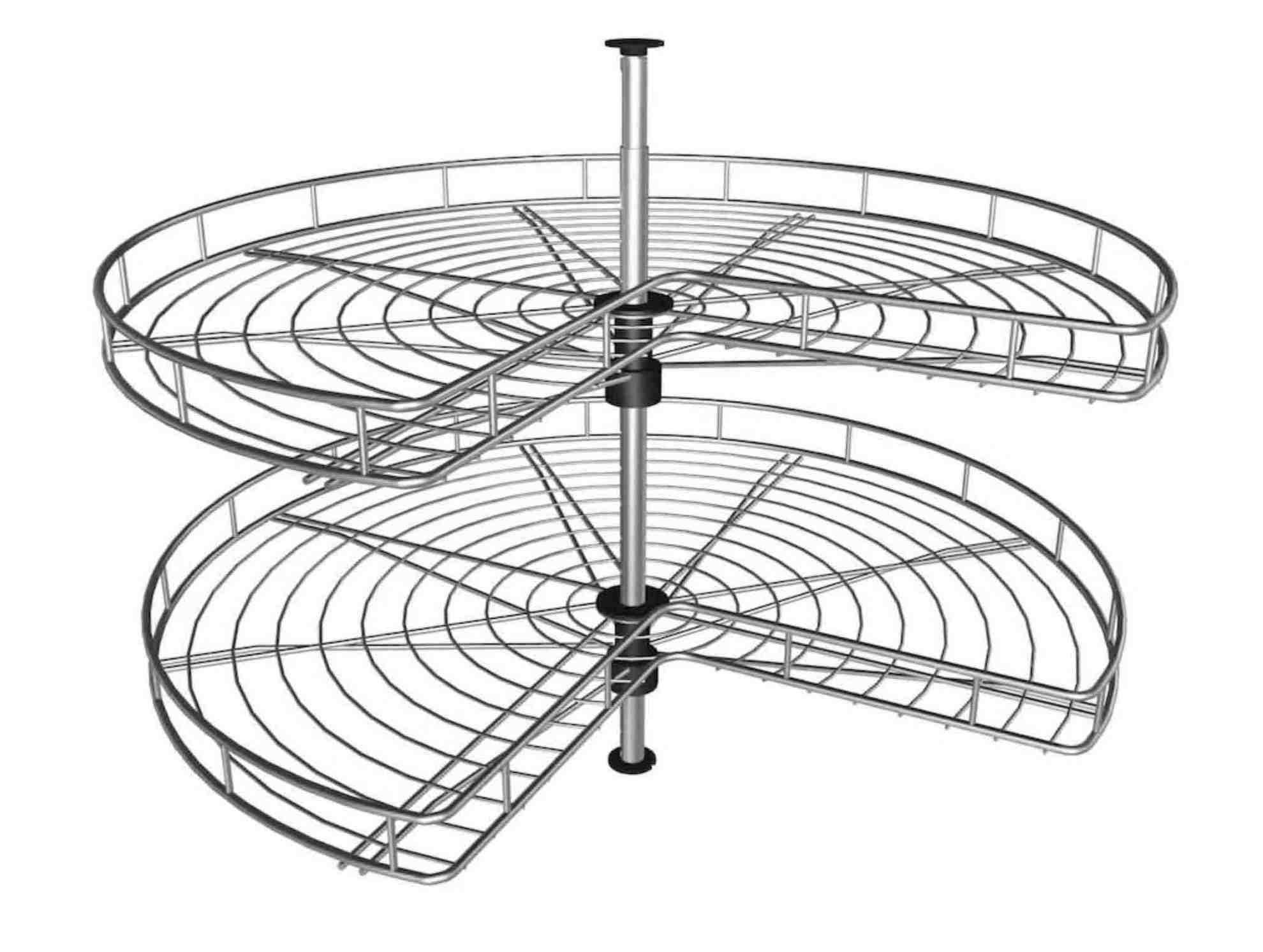 2 Swivel Wheel Carousel for an IKEA Faktum corner cabinet