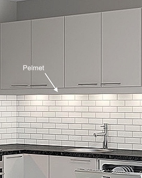 Pelmet for an IKEA Faktum kitchen